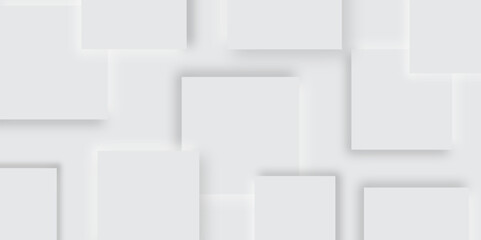 Abstract grey geometric overlapping squared background Neomorphs style. Presentation slide template. Vector circles design Object web Round shape clean modern poster, banner background Vector	
