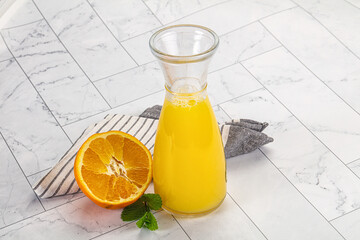 Fresh Orange juice with fruit