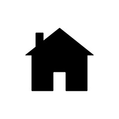 Home vector icon, filled flat sign, solid pictogram isolated on a transparent background