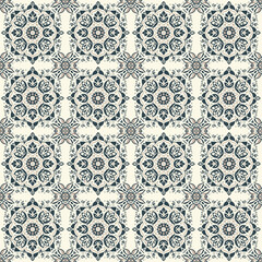 seamless pattern with floral elements