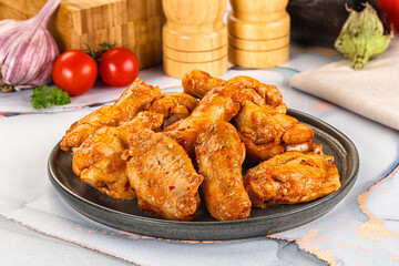 Grilled spicy chili chicken wings