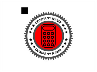 Set of elegant  Calculetor monograms and borders. Beautiful monogram set with floral elements.Monogram vector template design - big set. Elegant wedding or company monogram sign, 