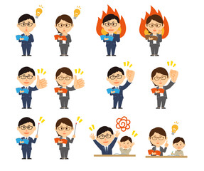 塾講師先生男女セット