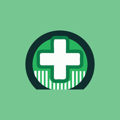 Obraz premium Vector illustration of a medical institution logo