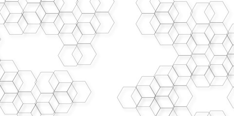 Title	
Abstract white background with hexagons . white Hexagonal Background Luxury White Pattern seamless bright white abstract honeycomb background 3D Futuristic abstract geometric mesh cell texture.