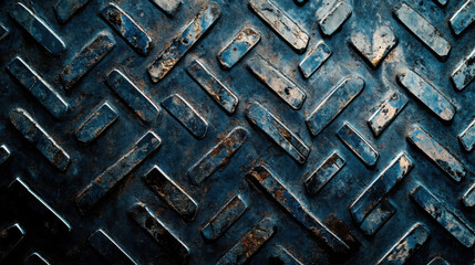 Detailed metal surface closeup