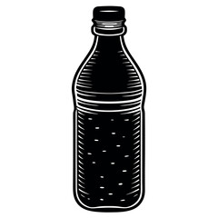 water-bottle-silhouette-on-white-background 