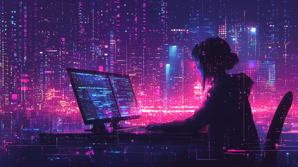 Night city programmer