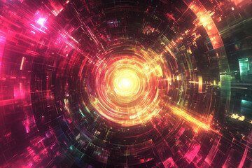 Obraz premium Digital abstract background