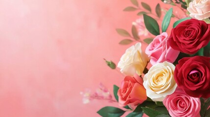 Eye-catching rose bouquet + customizable text—great for Mother’s Day sales, Valentine’s deals, wedding invites, and flower shop promos!