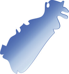 Abstract Modern Minimalist Icon with Glossy Gradient Finish – Clean and Versatile Symbol for UI Design, Branding, Digital Art, and Creative Applications