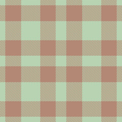 Fototapeta premium Elegant Seamless Tartan featuring Rustic greenish grey and Warm pale brown Fabric Design