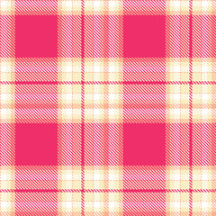 Light pale salmon and Soft pale Seamless Tartan Fabric Design