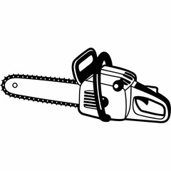 chainsaw-silhouette-isolated-