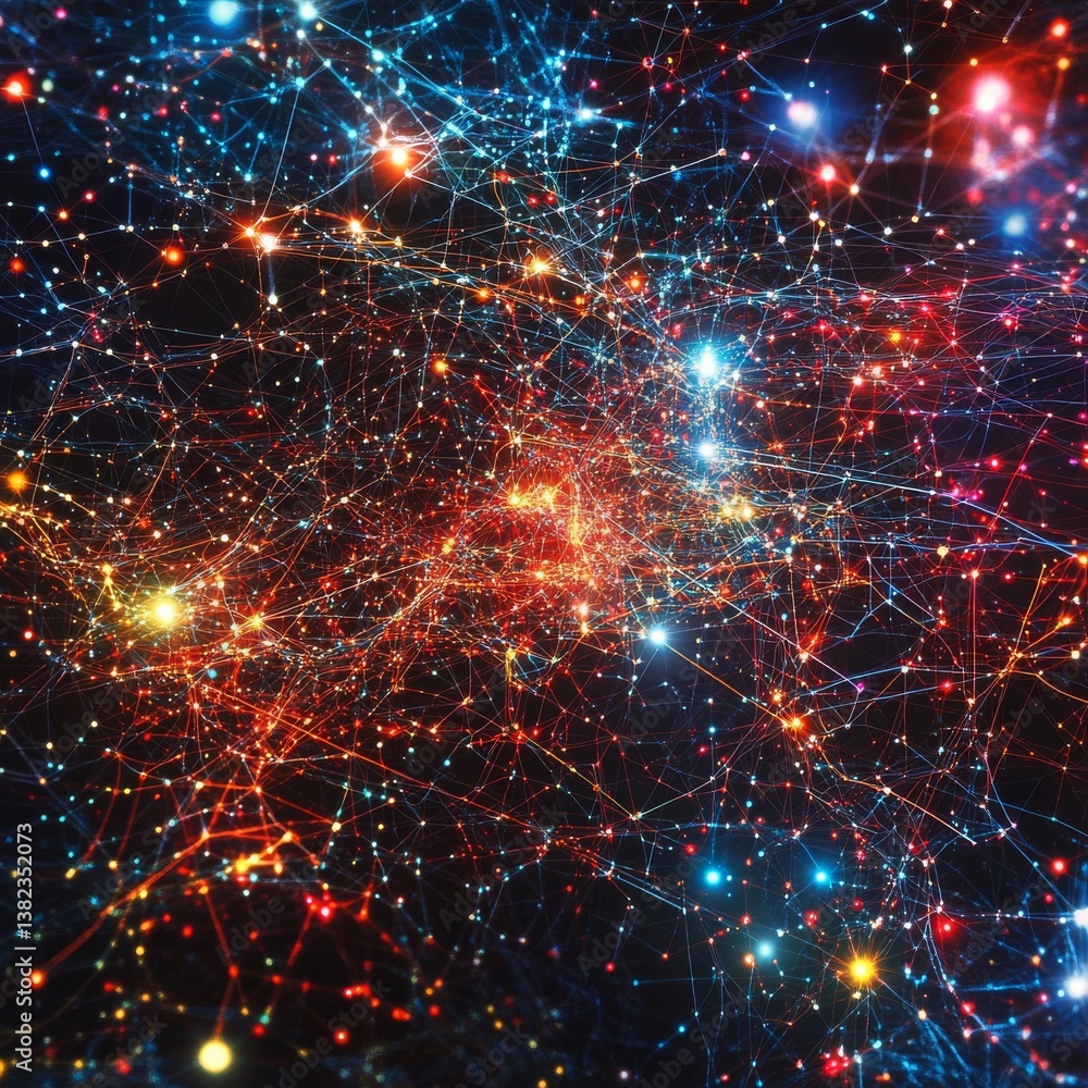 Poster Abstract Network of Light: Connectivity and Data Flow in a Complex Technological Landscape