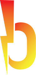 Power Energy Lightning B Logo