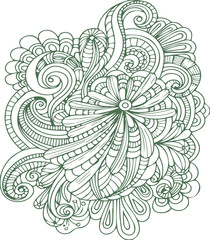 Beautiful Mandala Art and Vector Mandala Design Image.