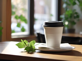 ペーパーカップ　 モックアップ　サンプルイメージ	