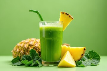 Freshening Up with a Tropical Energy Smoothie