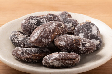 紫花豆　甘納豆