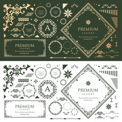 アンティークフレームセット