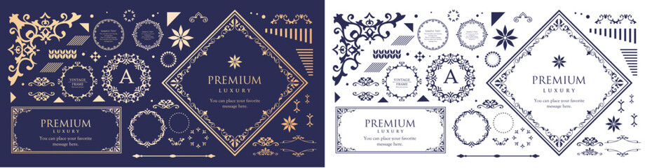 アンティークフレームセット