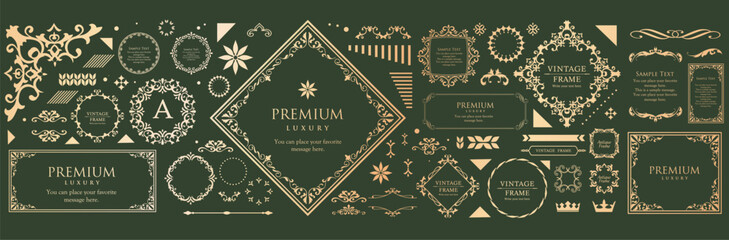 アンティークフレームセット