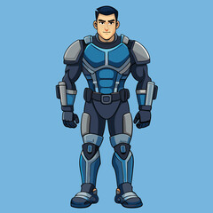 superhero cartoon character