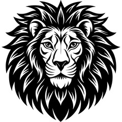 Obraz premium lion head vector