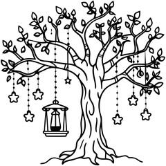 vector illustration of a tree