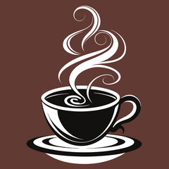 Obraz premium cup of coffee with beans