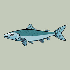 Obraz premium fish on a white background