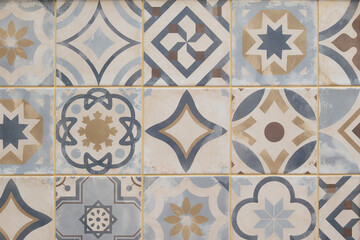 azulejos retro texture background vintage motifs wall tiles ancient floor mosaics design floral