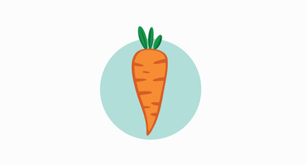 vibrant of a single carrot