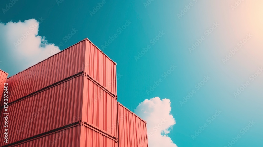 Poster secure supply chain management with blockchain technology in shipping and logistics operations