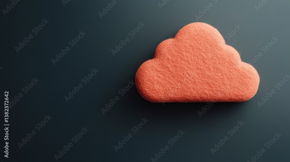 Aufkleber innovative cloud technology concept with cyber defense and blockchain integration