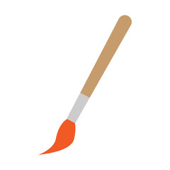 Paint Brush Vector Flat Icon Design