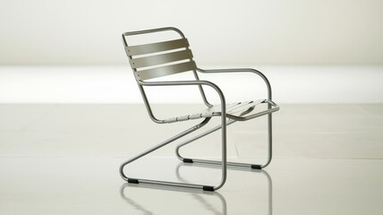 Sleek Modern Metal Chair Design: Minimalist Furniture