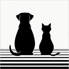 cat and dog
