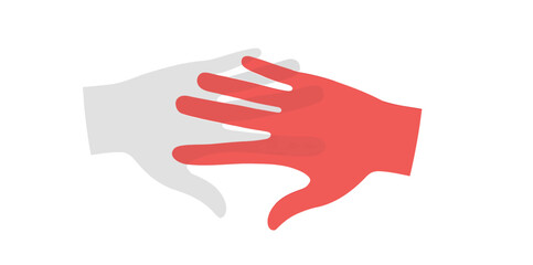 two hands reaching symbolizing connection and