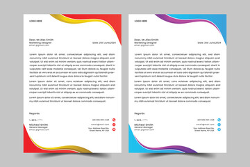 Professional & modern letterhead template design,Vector graphic design,Minimalist concept business style letterhead template design.

