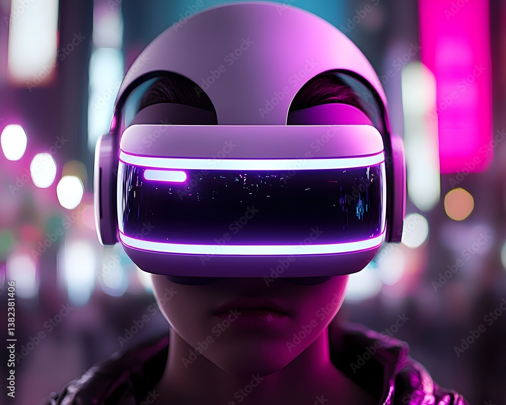 Poster immersive mixed reality storytelling, hyper-real virtual elements blending seamlessly into real envi