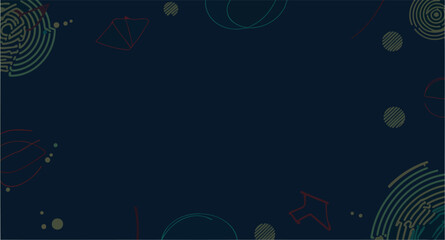 Fototapeta premium abstract background with muted green brown and red shapes