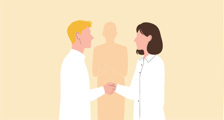 two professionals shaking hands symbolizing collaboration and partnership