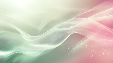Abstract Pastel Wave Background Design Featuring Soft Curves