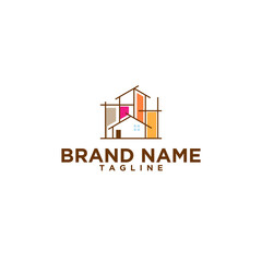 Fototapeta premium clasic home logo for download
