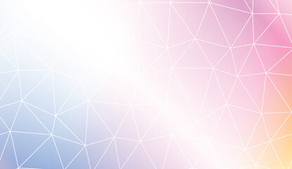 Decorative pattern with triangles style. Background for your business project. Advert, template screen. Vector illustration. Creative gradient color.