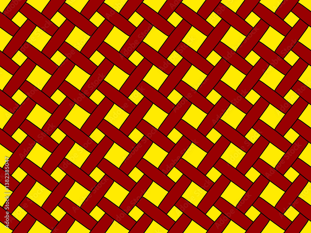 Poster seamless pattern with geometric elements of a gold and dark color.