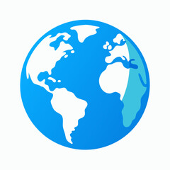 Fototapeta premium world map with globe