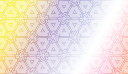 Original interior background in geometric style. Curved line. Vector illustration. Gradient color